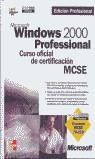 MICROSOFT WINDOWS 2000 PROFESIONAL CURSO OFICIAL | 9788448128883 | MICROSOFT CORPORATION