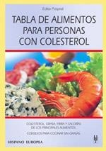TABLA DE ALIMENTOS PARA PERSONAS CON COLESTEROL | 9788425514630 | .