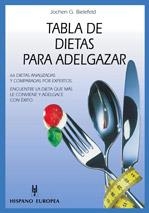 TABLA DE DIETAS PARA ADELGAZAR | 9788425514173 | BIELEFELD, JOCHEN G.