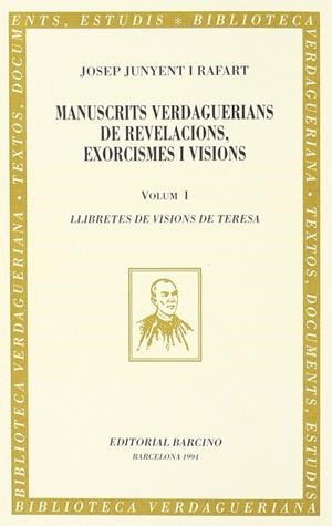 MANUSCRITS VERDAGUERIANS DE REVELACIONS,EXORCISMES (PACK) | 9788472266520 | JUNYENT, JOSEP