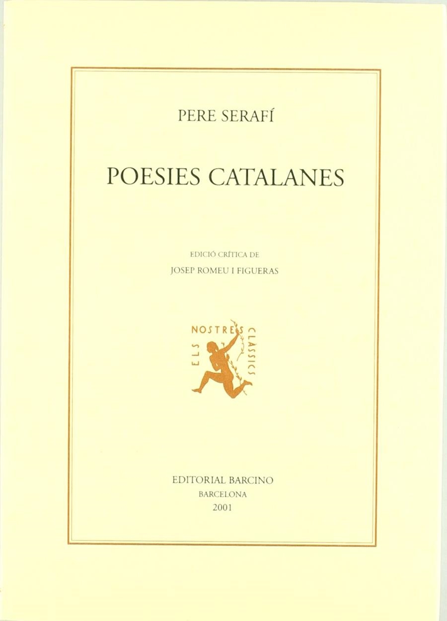 POESIES CATALANES | 9788472266971 | SERAFI, PERE