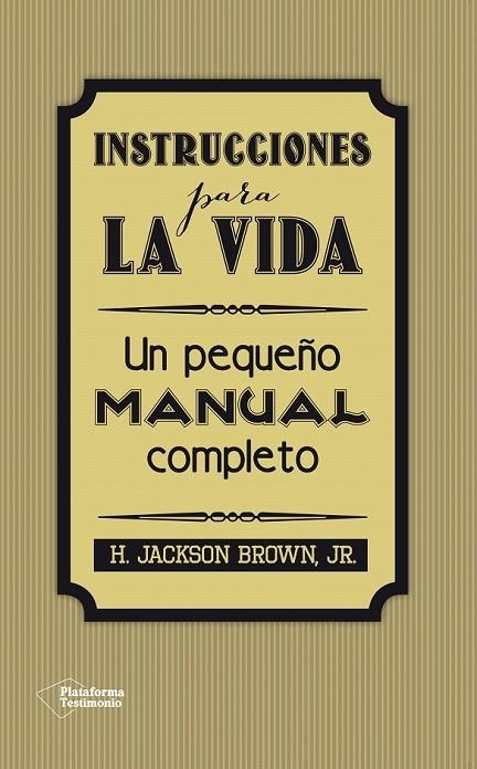 INSTRUCCIONES PARA LA VIDA | 9788416256297 | BROWN JR H,JACKSON