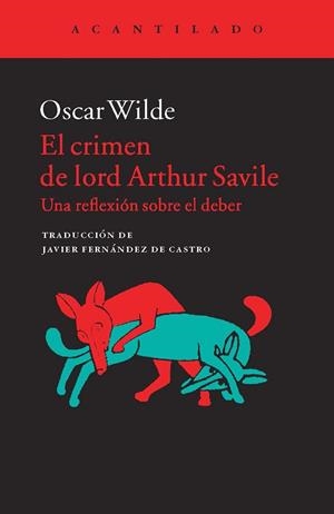 CRIMEN DE LORD ARTHUR SAVILE EL | 9788416011377 | WILDE, OSCAR
