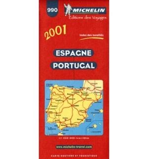 MAPA ESPAÑA PORTUGAL 2001 | 9782060001661 | AA.VV.