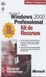 WINDOWS 2000 PROFESIONAL KIT DE RECURSOS | 9788448130107 | MICROSOFT CORPORATION